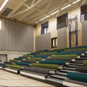 Sports Hall at Stephen Perse Foundation, copyright Richard Chivers